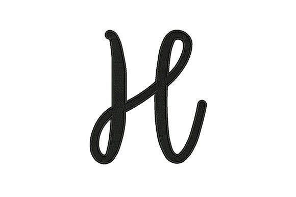 Alphabet H: A Charming Addition for Seasonal Embroidery