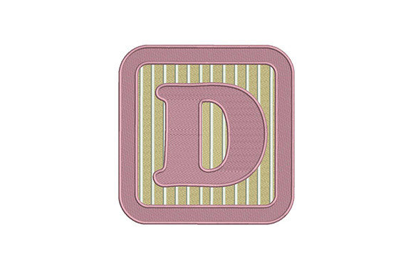 Alphabet Letter D: A Versatile Design for Craft Fairs