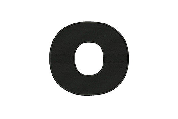 Charming Letter O for Personalized Embroidery