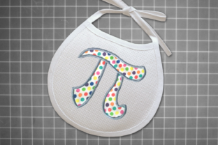 Charming Math Pi Symbol Applique for Creative Gifts
