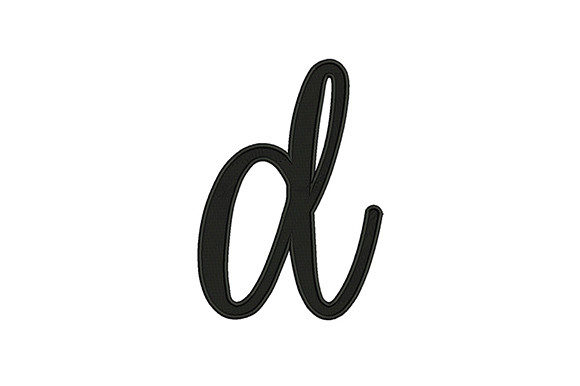 Lower Case Alphabet D: A Versatile Design for Back to School