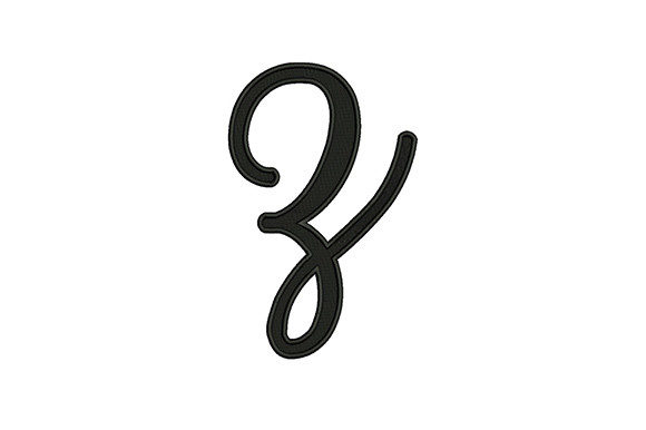 Lower Case Alphabet Z for Stylish Apparel