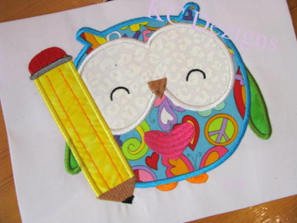 Owl with Pencil: An Embroidery Design Review