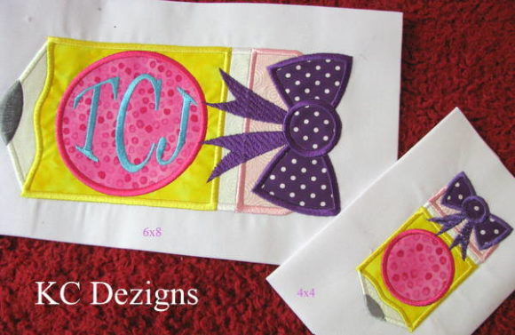 Pencil Monogram with Bow: Boutique Sweatshirt Review